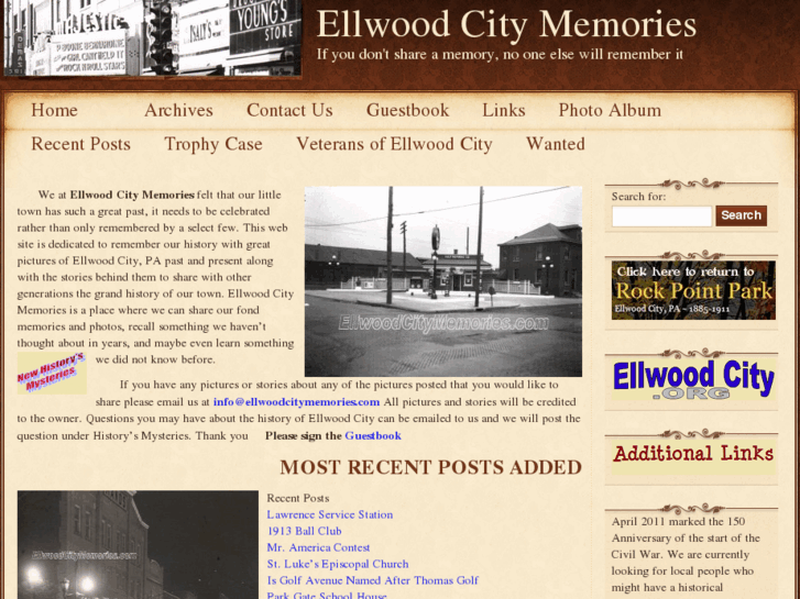www.ellwoodcitymemories.com