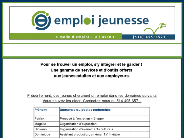 www.emploi-jeunesse.org