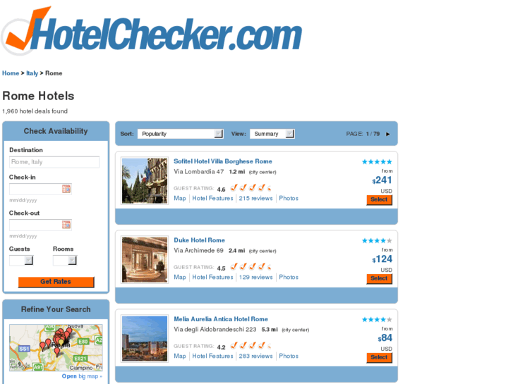 www.hotelromereservation.com