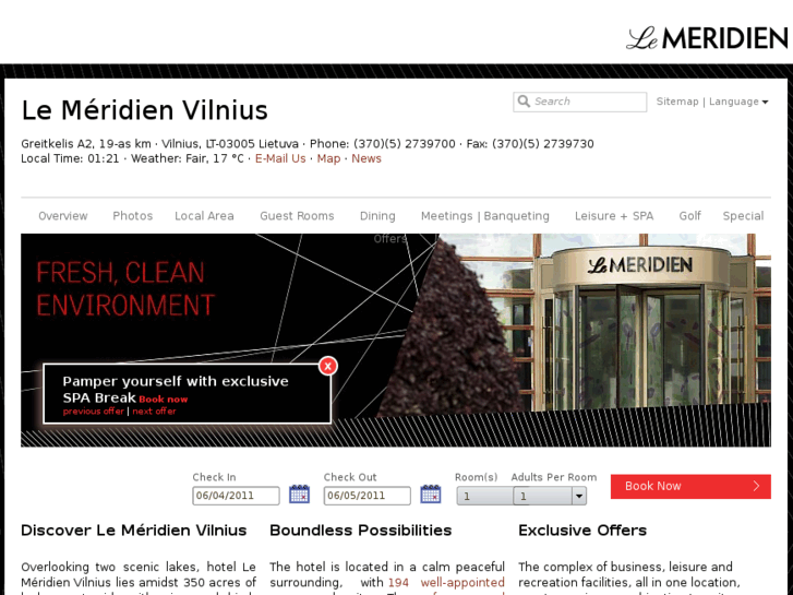 www.lemeridienvilnius.com