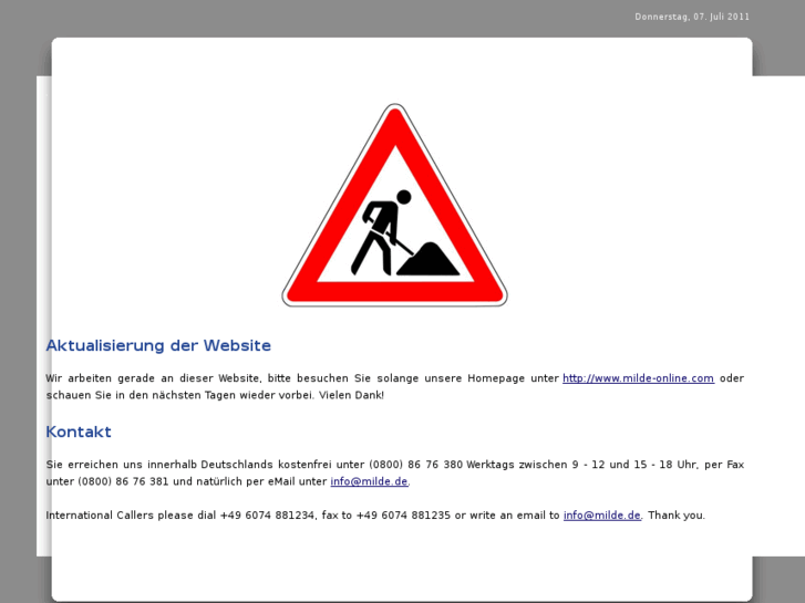 www.milde.de