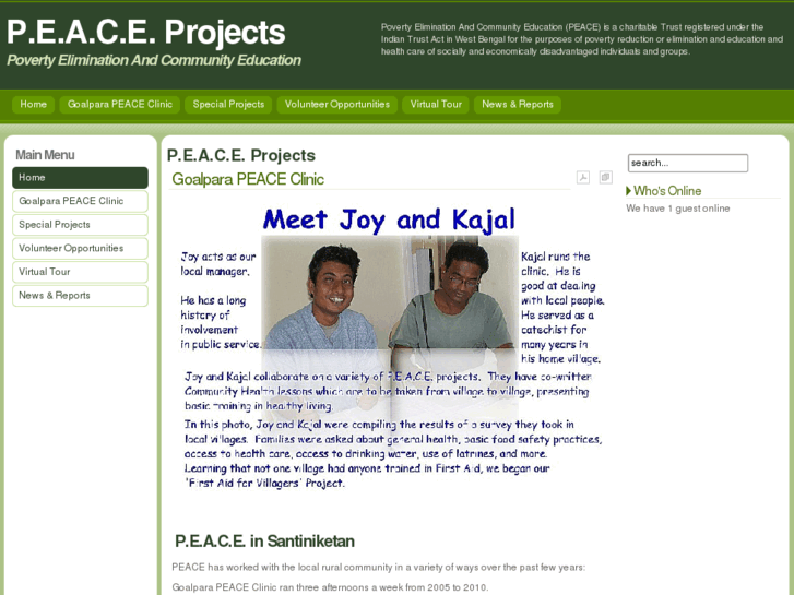 www.peaceprojects.info