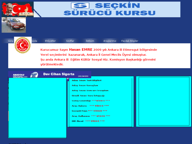 www.seckinsurucukursu.com.tr