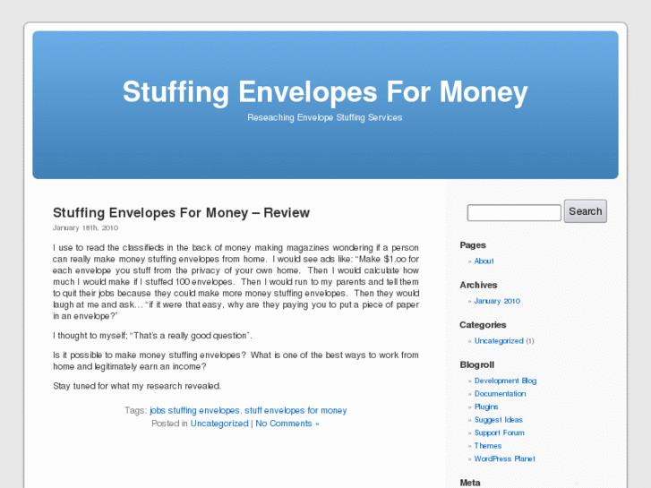 www.stuffingenvelopesformoney.org