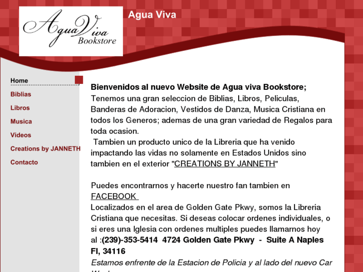 www.aguavivabookstore.net