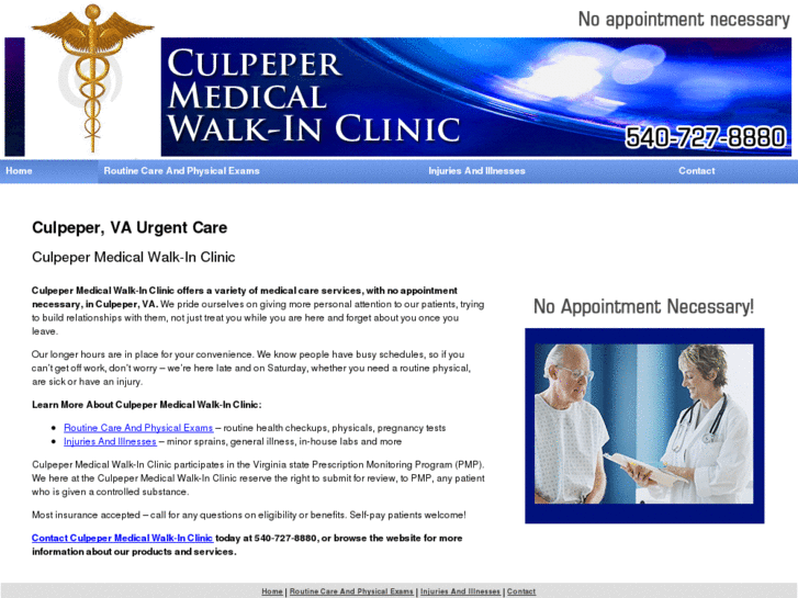 www.culpeperwalkinclinic.com