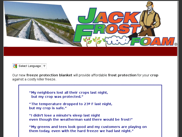 www.jackfrostfoam.com