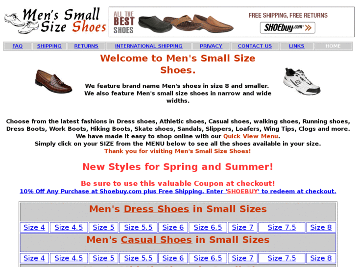 www.mens-small-size-shoes.com