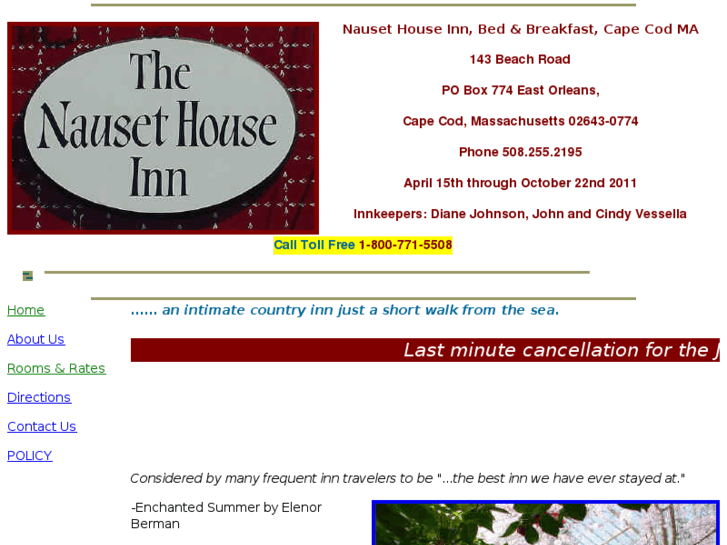 www.nausethouseinn.com