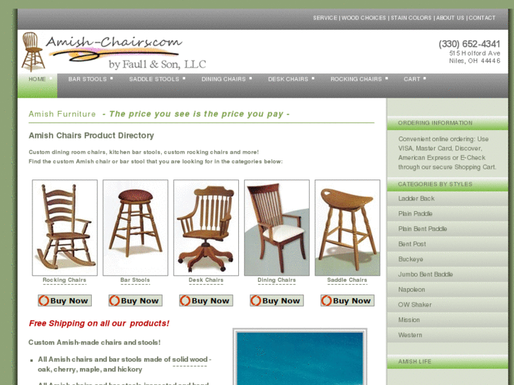 www.amish-chairs.com