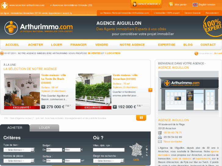 www.arcachon-arthurimmo.com