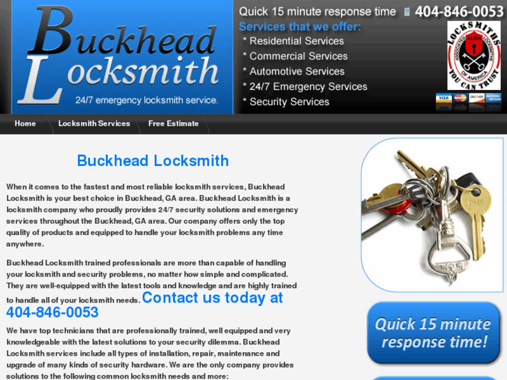 www.buckheadlocksmith.net