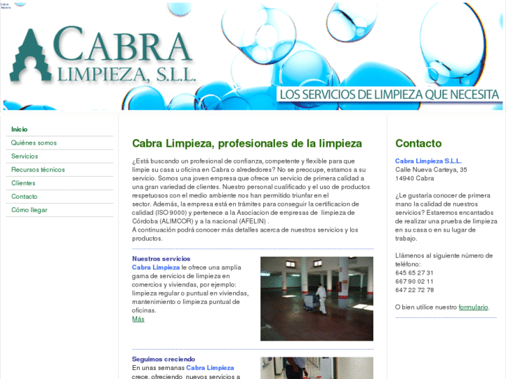 www.cabralimpieza.com