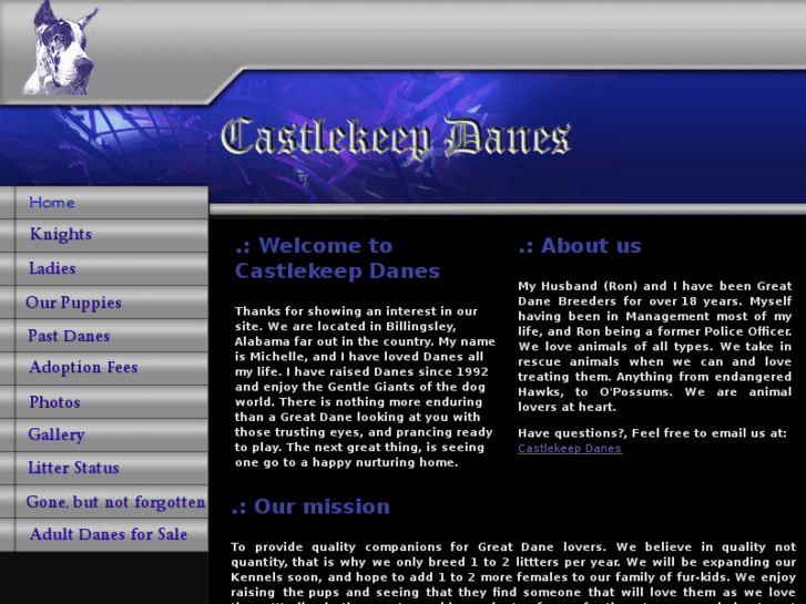 www.castlekeepdanes.com