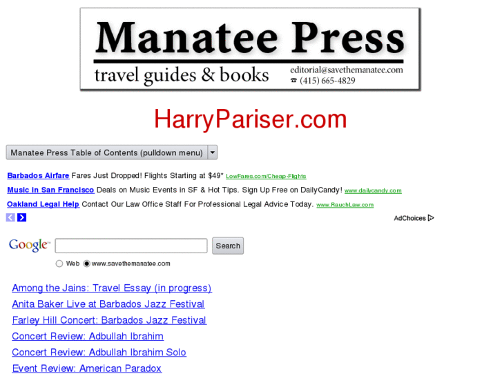 www.harrypariser.com