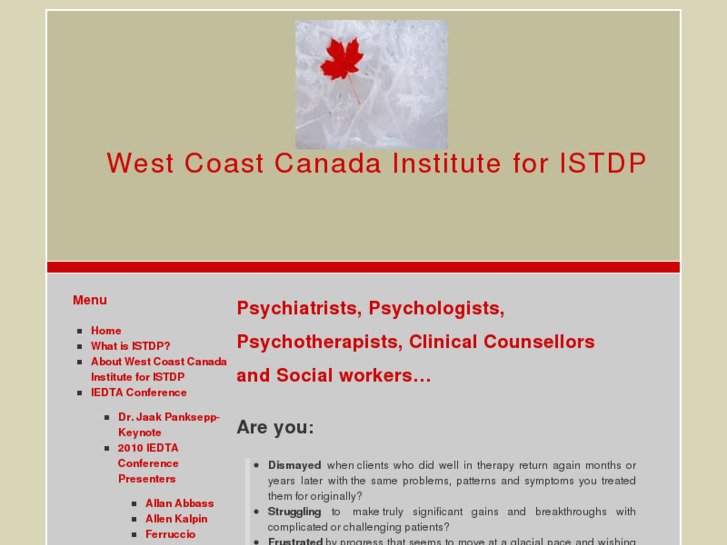 www.istdpcanada.com