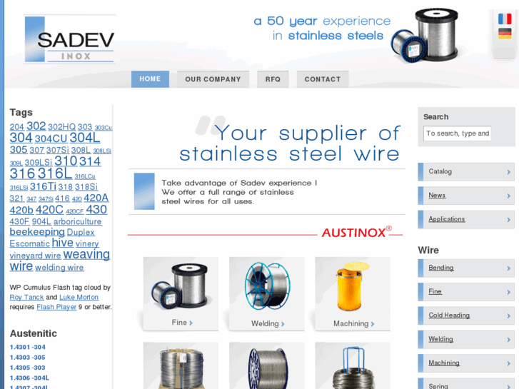 www.sadev-stainless-steel.com