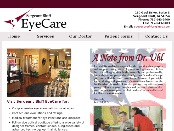 www.sergeantbluffeyecare.com