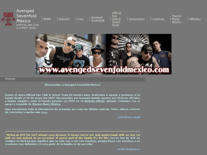 www.avengedsevenfoldmexico.com