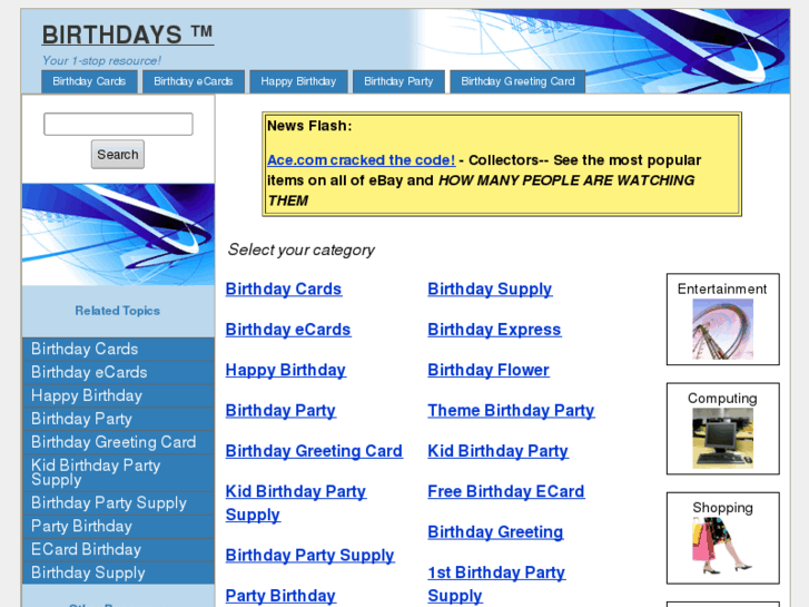 www.birthdays.net