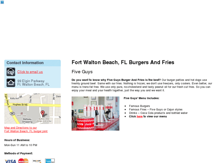 www.fiveguysfortwaltonbeach.com