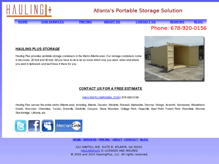 www.haulingplusstorage.com