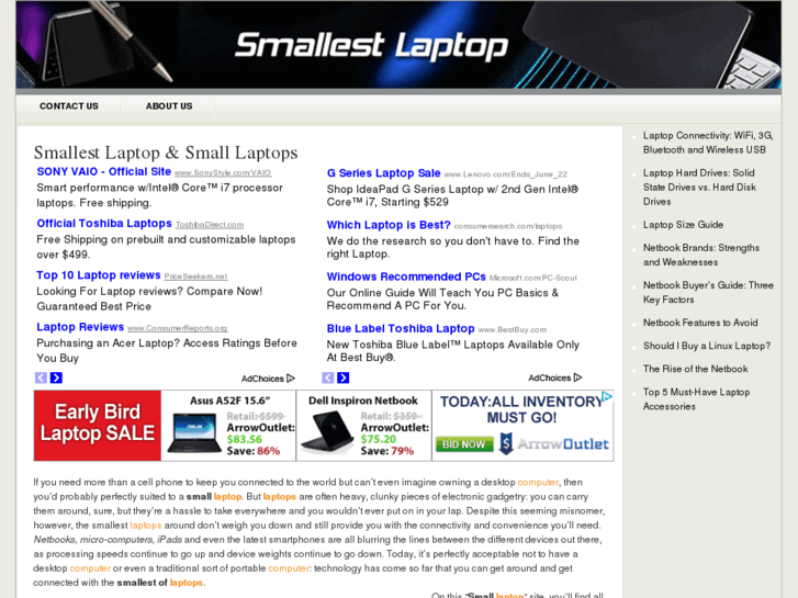 www.smallestlaptop.org