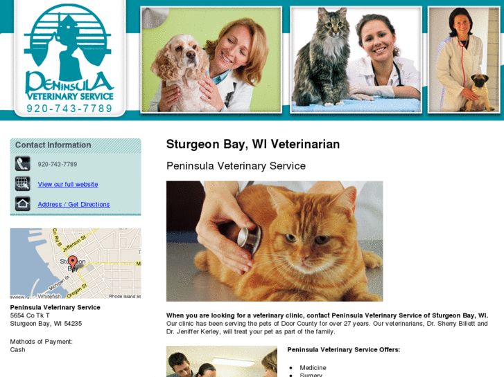 www.veterinariansdoorcounty.com