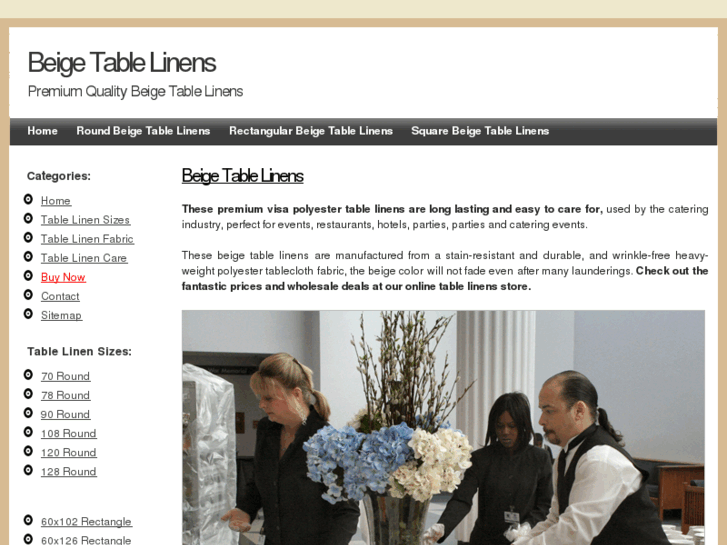 www.beigetablelinens.com