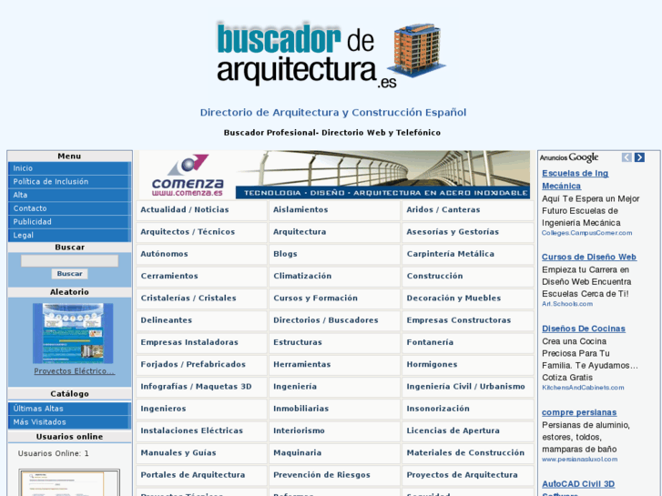 www.buscadordearquitectura.es