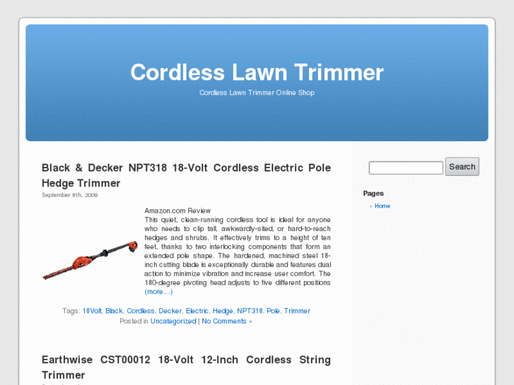 www.cordlesslawntrimmer.com