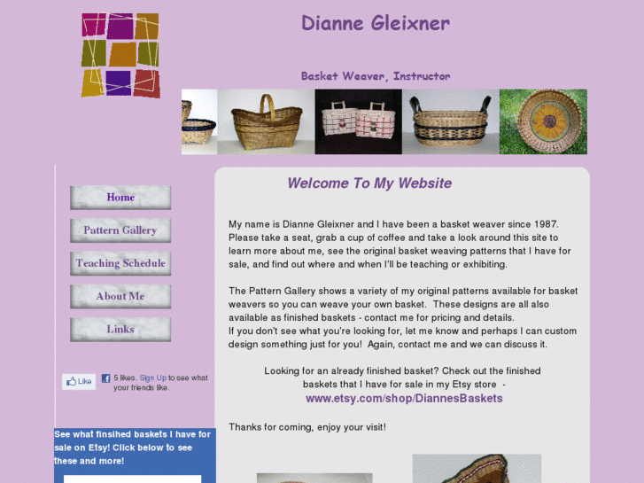 www.diannegleixnerbaskets.com