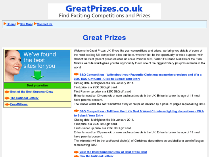 www.greatprizes.co.uk