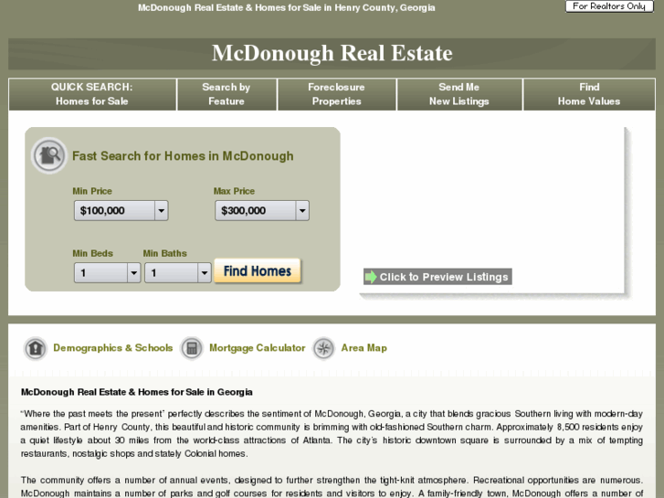 www.mcdonough-realestate.com