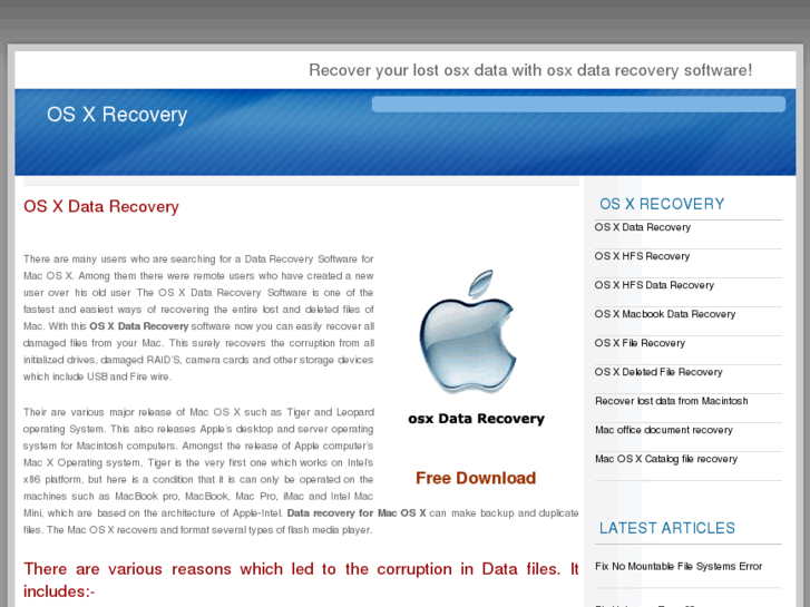 www.osxdatarecovery.org