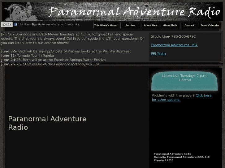 www.paranormaladventureradio.com