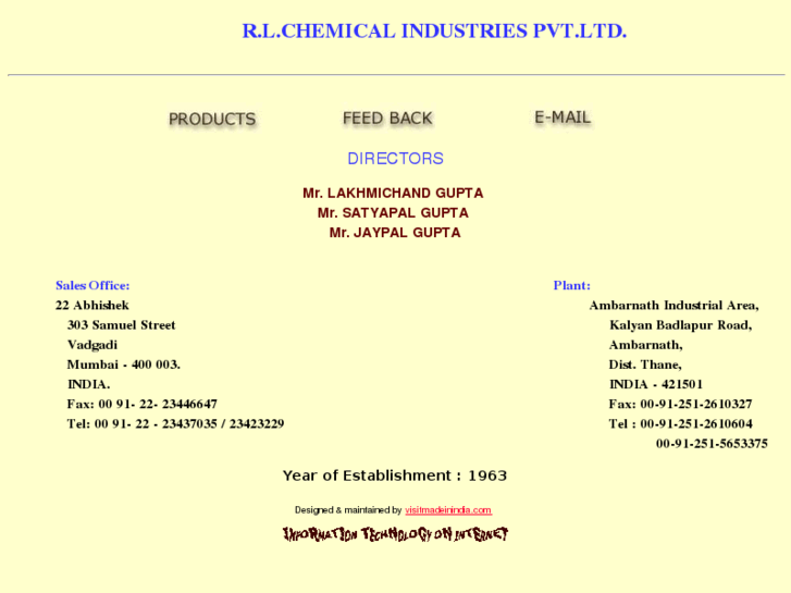 www.rlchemical.com