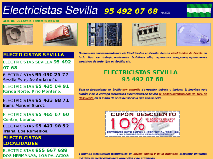 www.sevillaelectricistas.com