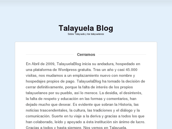 www.talayuelablog.com