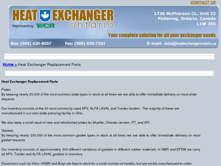 www.heat-exchanger-replacement-parts.com