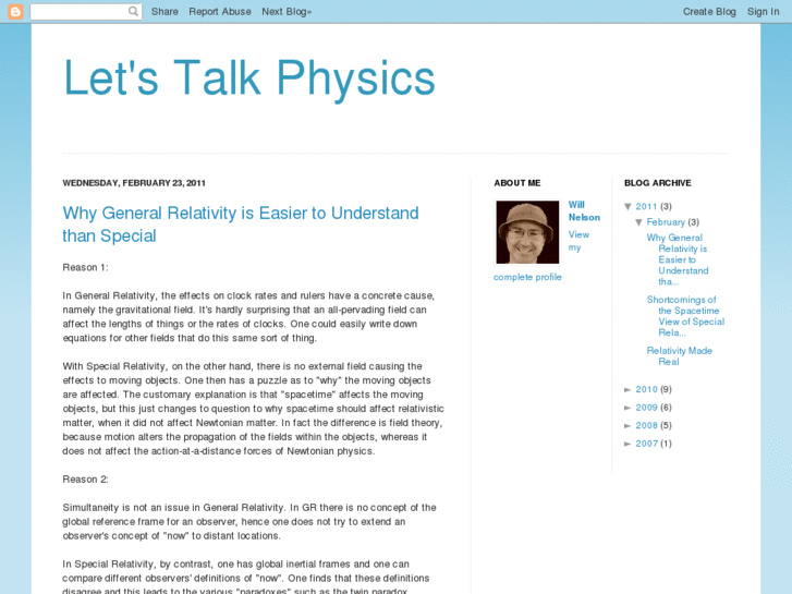 www.letstalkphysics.com