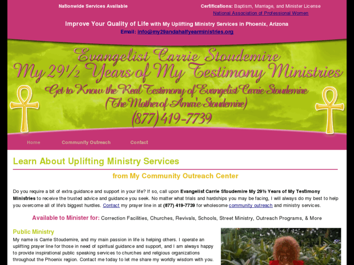 www.my29andahalfyearministries.org