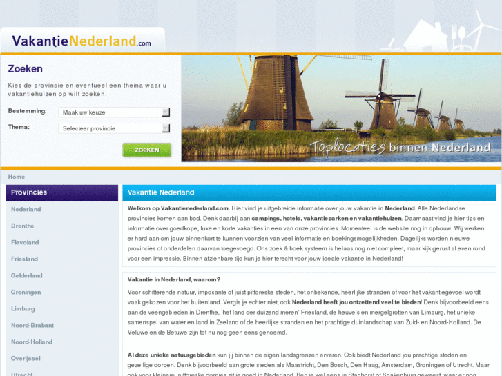 www.vakantienederland.com