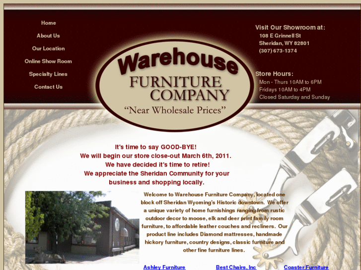 www.warehousefurnitureco.com