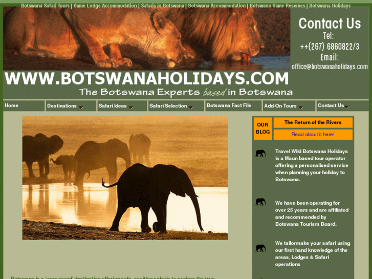 www.botswanaholidays.com