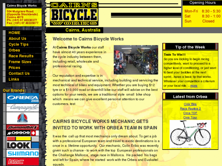 www.cairnsbicycleworks.com