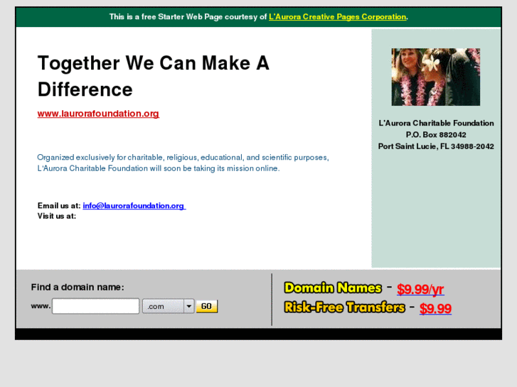 www.laurorafoundation.net