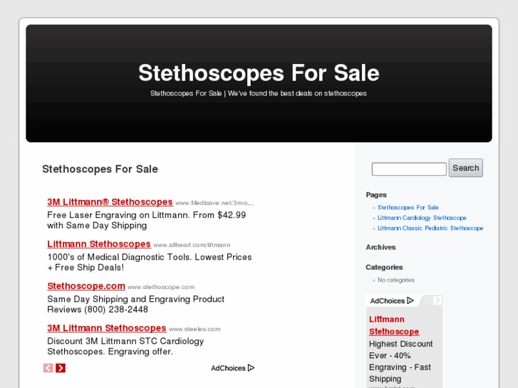 www.stethoscopes-for-sale.com