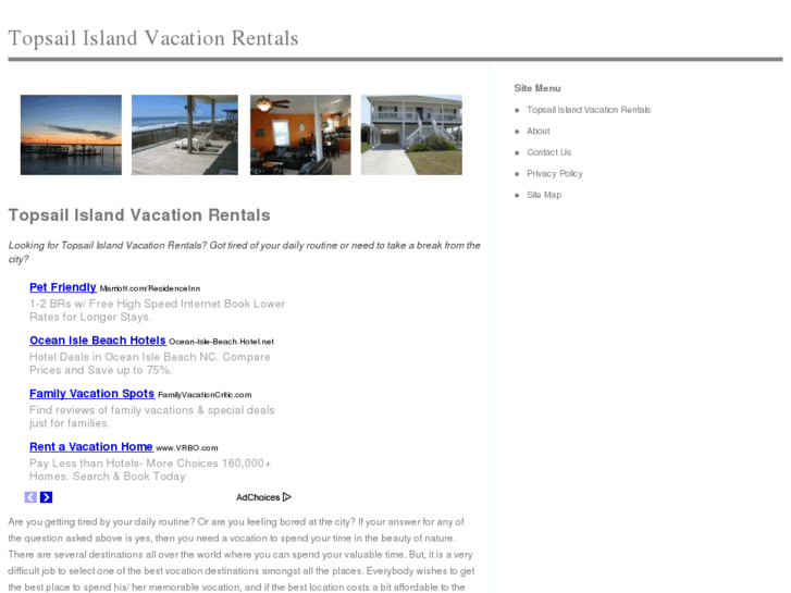 www.topsailislandvacationrentals.net