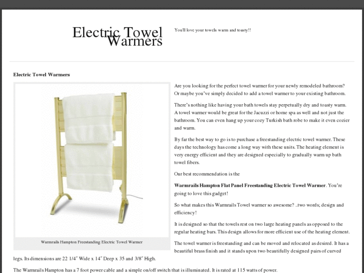 www.towelwarmerselectric.com